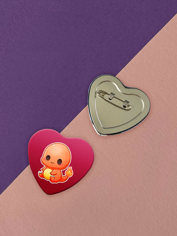 Kawaii Monster Kanto Starter Herz Button