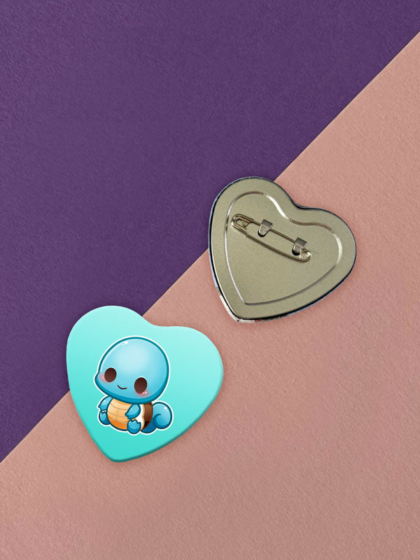 Kawaii Monster Kanto Starter Herz Button