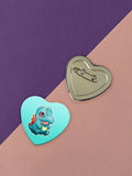 Kawaii Monster Johto Starter Herz Button