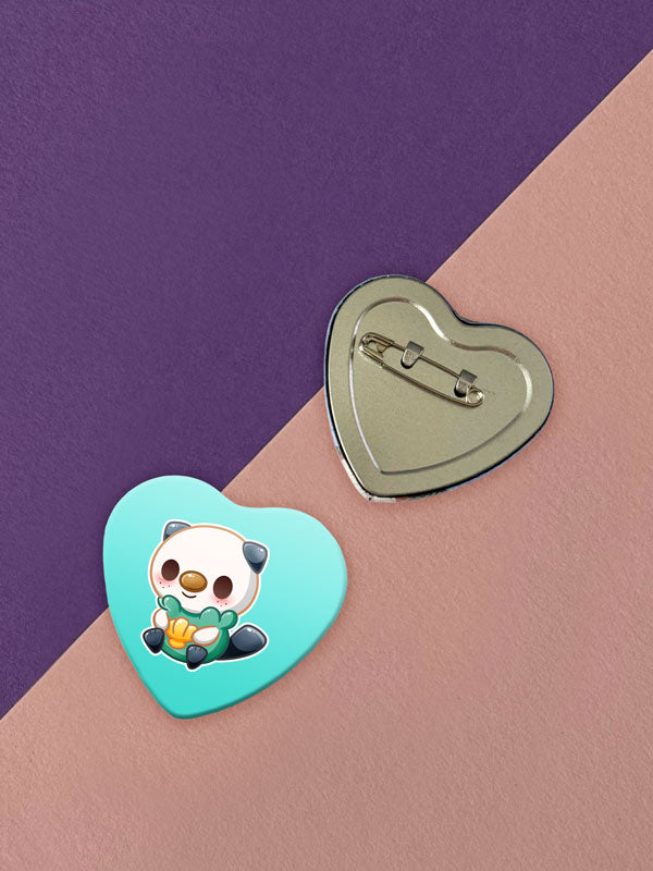 Kawaii Monster Unova Starter Herz Button
