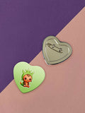 Kawaii Monster Kalos Starter Herz Button