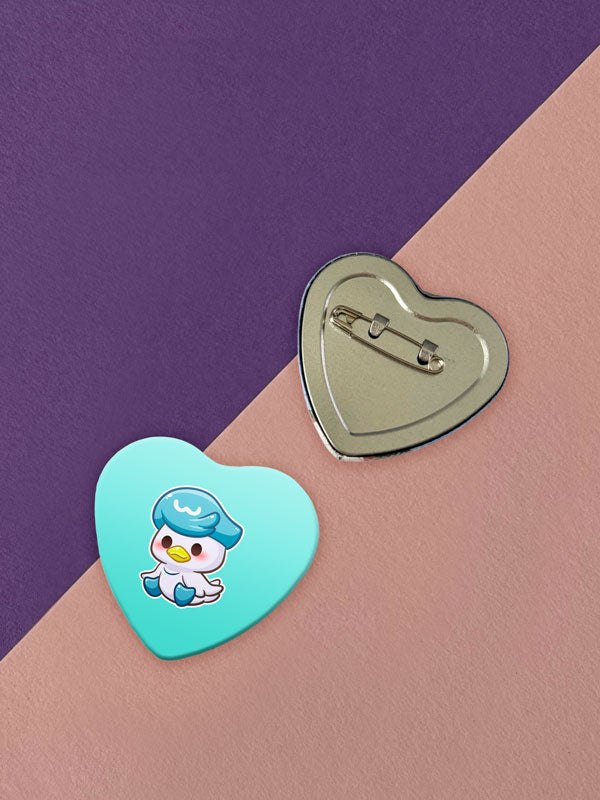 Kawaii Monster Paldea Starter Herz Button