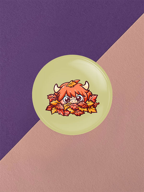 Silly Little Fluffy Pals Highland Cattle Button Varianten