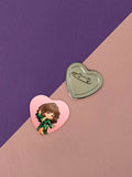 Herz Button verschiedene Varianten Tucker Dean Logan Garrett Hannah Allie