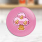 Kawaii Island Button Taschenspiegel verschiedene Design Varianten