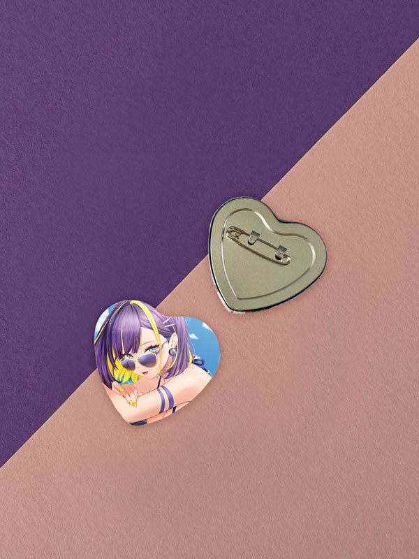 Kawaii Monster Miraidon Herz Button