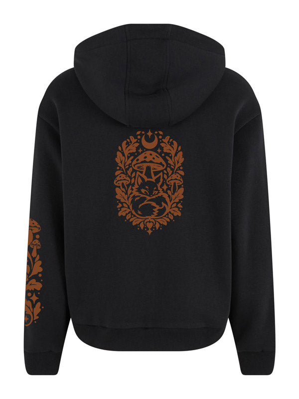Forest Fox Society Cozy Zip Hoody Full Design