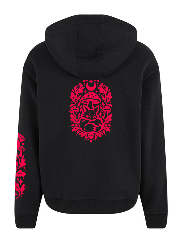 Forest Fox Society Cozy Zip Hoody Full Design