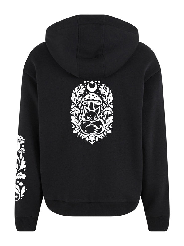 Forest Fox Society Cozy Zip Hoody Full Design