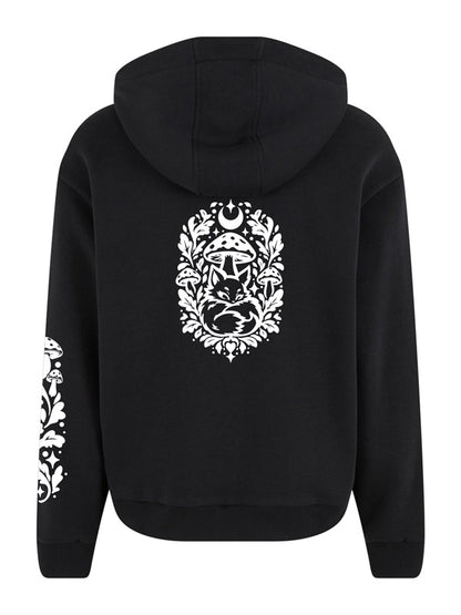 Forest Fox Society Cozy Zip Hoody Full Design
