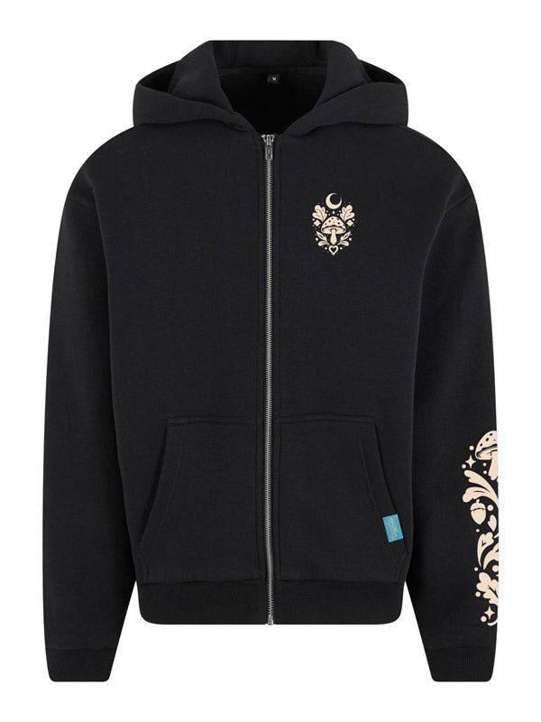 Forest Fox Society Cozy Zip Hoody Full Design