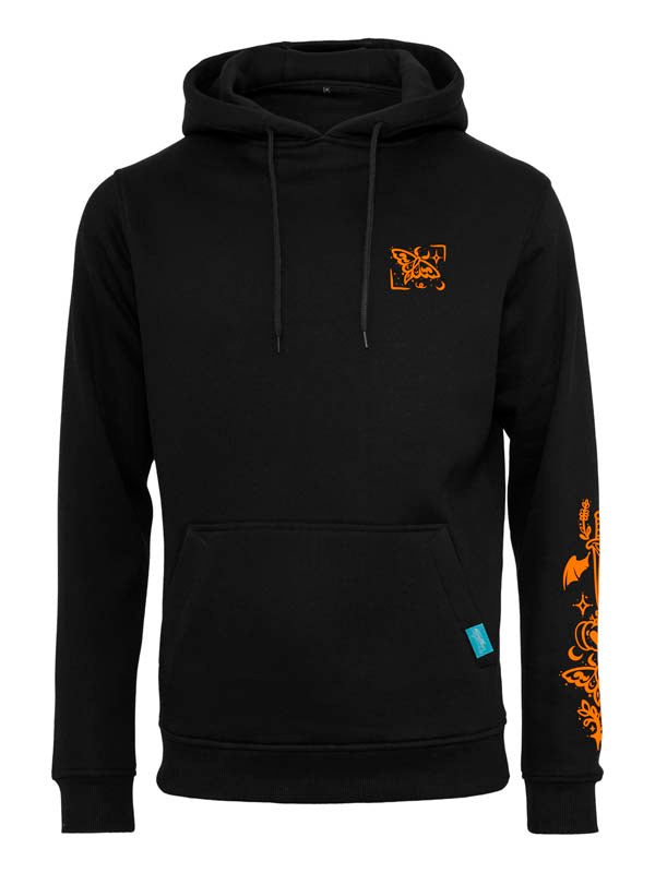 Halloween Witch Cat Society Heavy Hoody Full Design