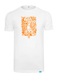 Halloween Witch Cat Society Round Neck T-Shirt Weiß