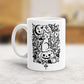 Halloween Witch Cat Tasse