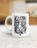 Halloween Witch Cat Tasse