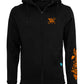 Halloween Witch Cat Society Heavy Zip Hoody