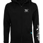 Halloween Witch Cat Society Heavy Zip Hoody