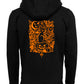 Halloween Witch Cat Society Heavy Zip Hoody