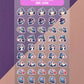 Silly Little Fluffy Pals Shark Mini Stickerbogen Clear Backing