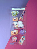 Bookish Essentials Stickerbogen Clear Backing