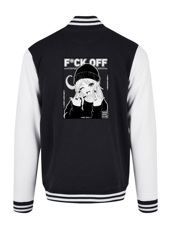 Nerd Rebel Club Urban Streetwear College Jacke