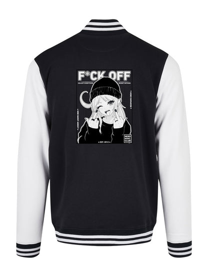 Nerd Rebel Club Urban Streetwear College Jacke