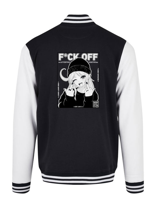 Nerd Rebel Club Urban Streetwear College Jacke