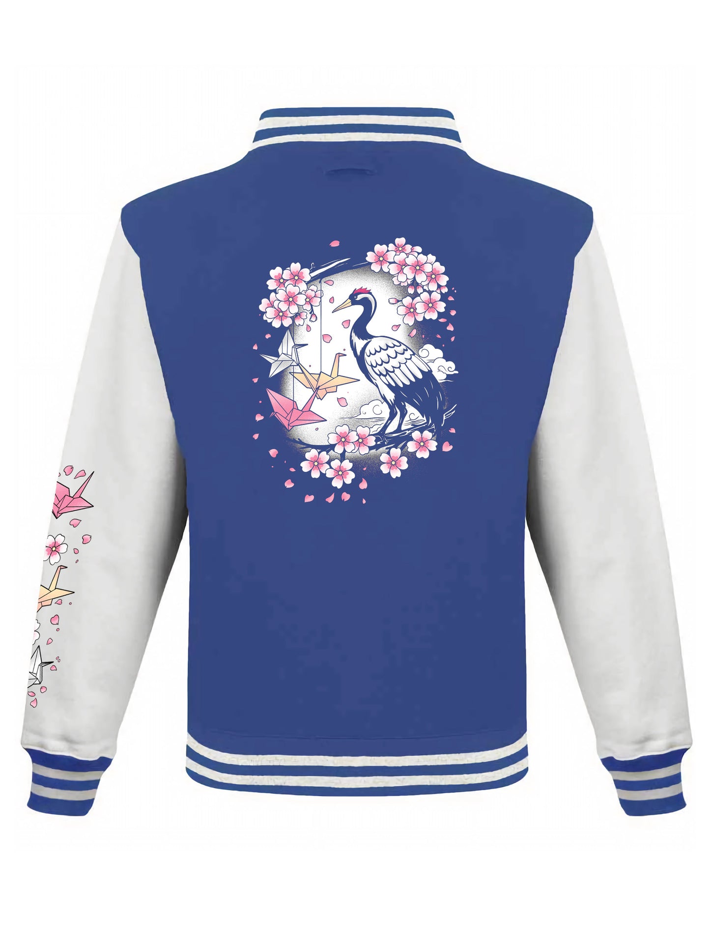 Midnight Sakura Urban Streetwear College Jacke in verschiedenen Farben
