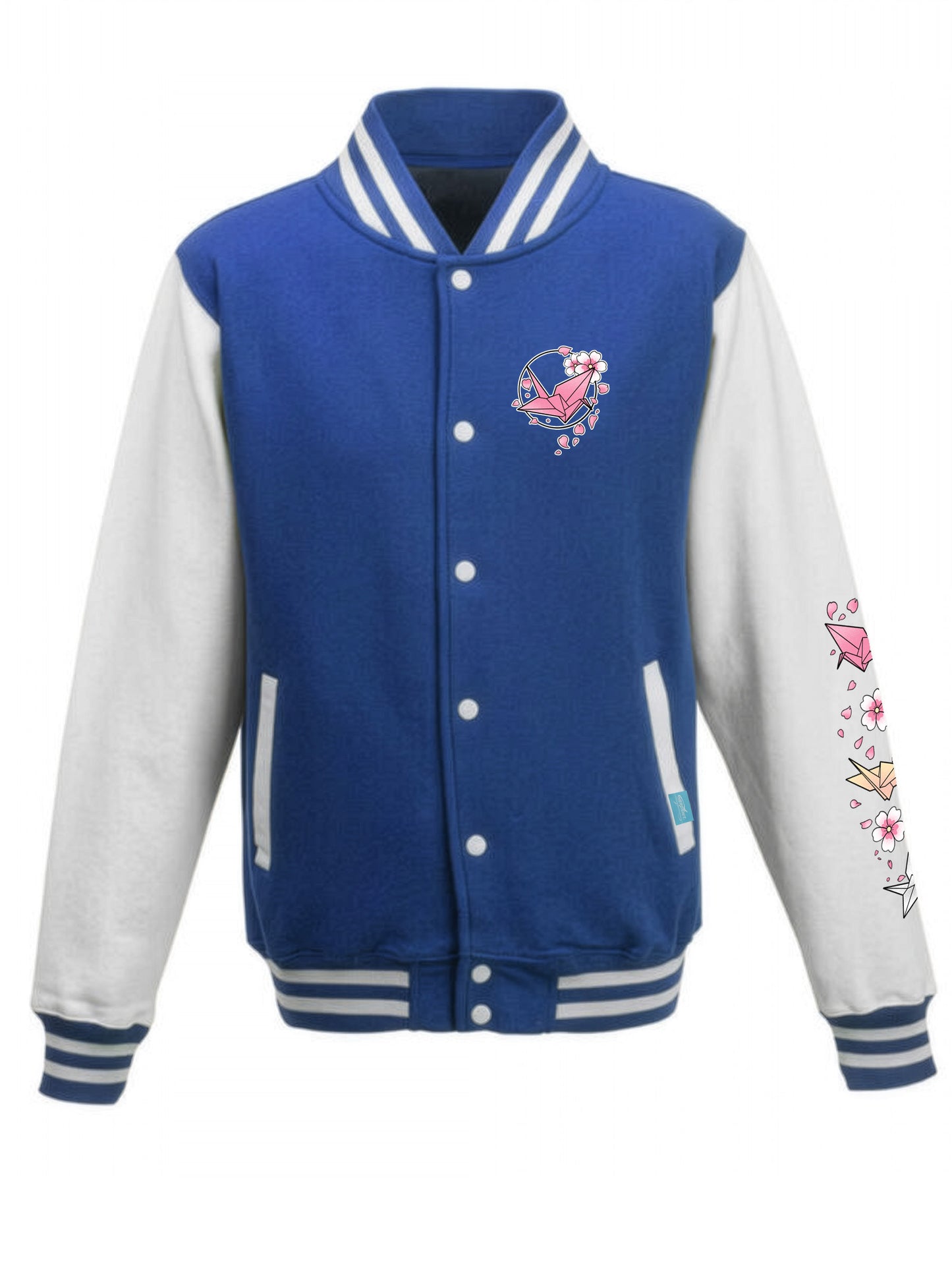 Midnight Sakura Urban Streetwear College Jacke in verschiedenen Farben