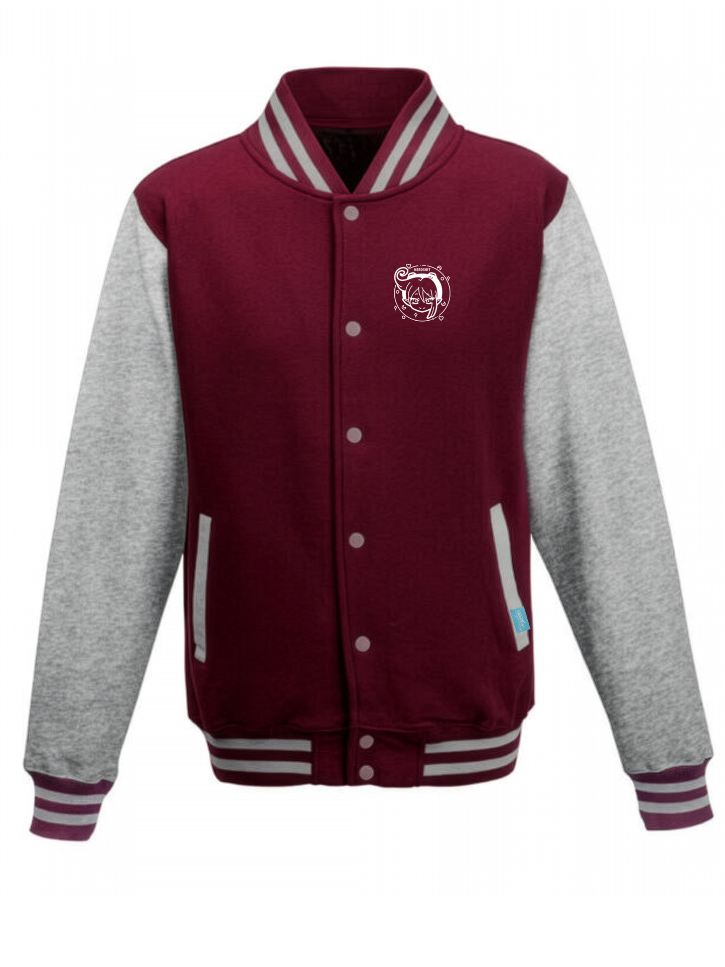 nerdshit Nessi Stamp Urban Streetwear College Jacke in verschiedenen Farben