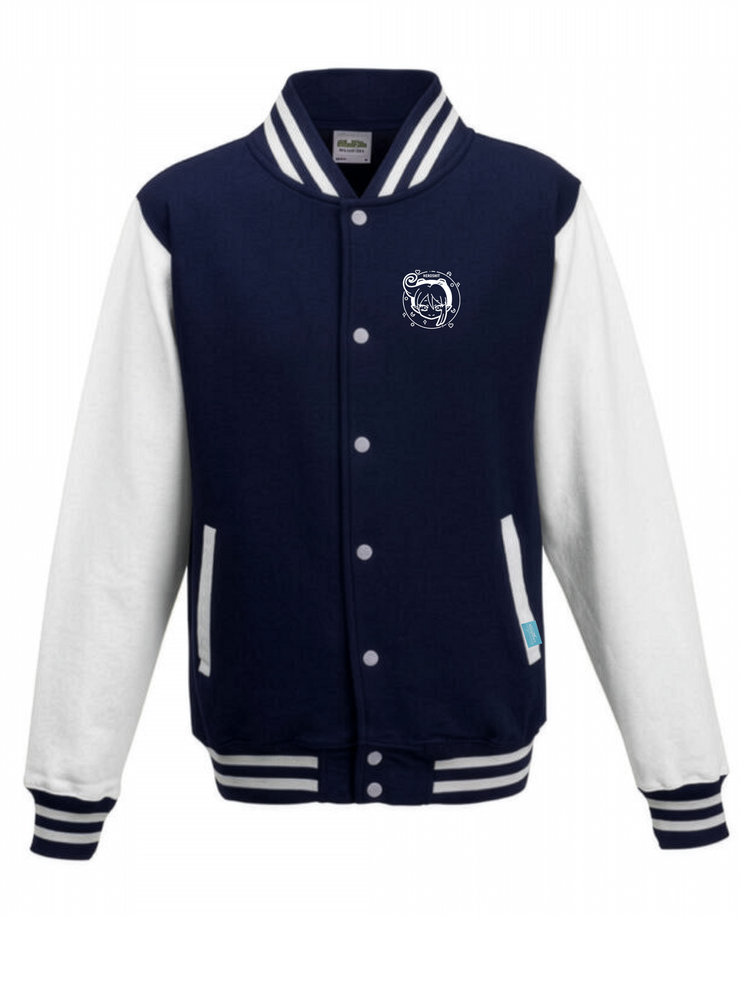 nerdshit Nessi Stamp Urban Streetwear College Jacke in verschiedenen Farben