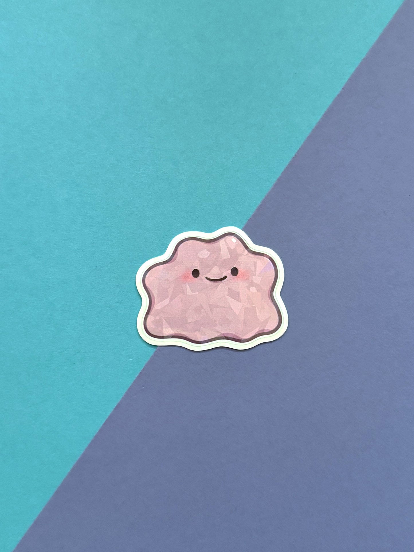 Kawaii Monster Sticker - Ditto