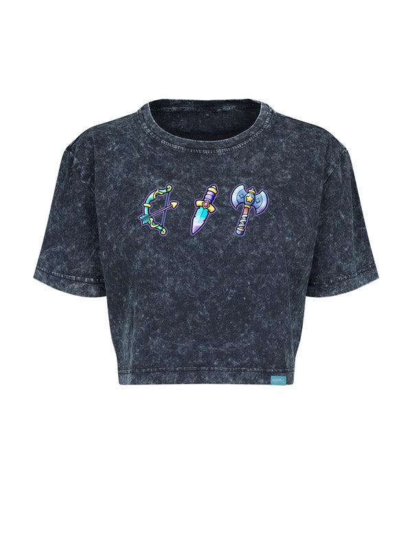 Magical Loot - Urban Wash Cropped Tee