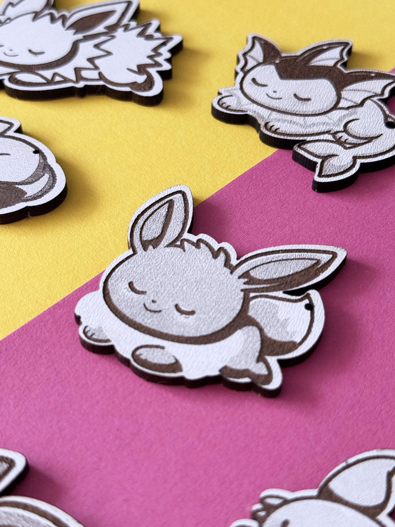 MYSTERY BAG - Surprise Eeveelutions Wooden Keychain