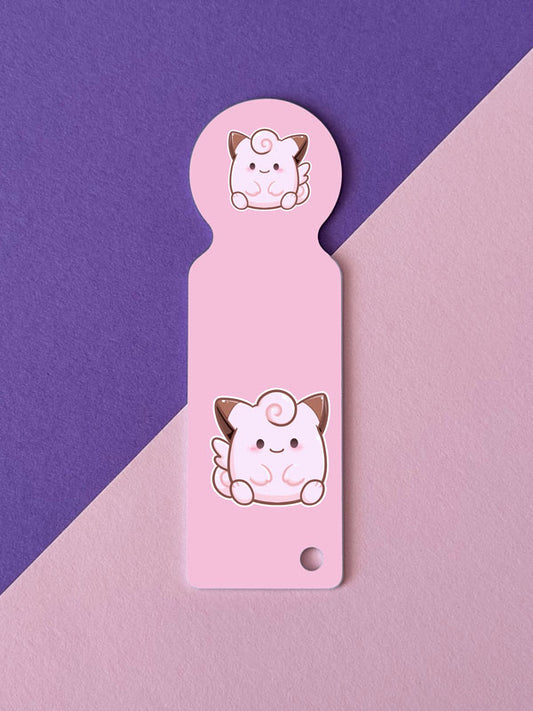 Kawaii Monster Einkaufswagenchip mit Schlüsselanhänger