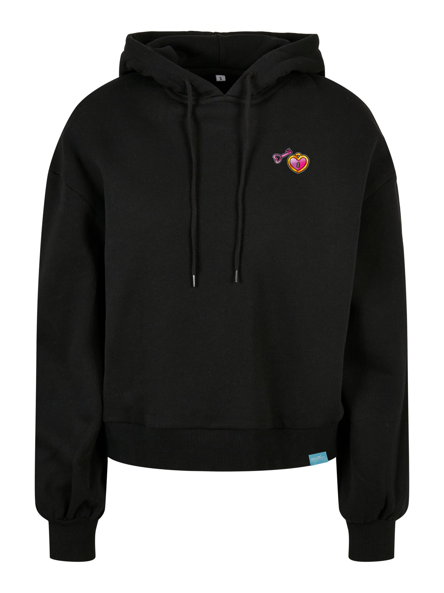 Magical Girl Wings Ladies Organic Oversized Hoody