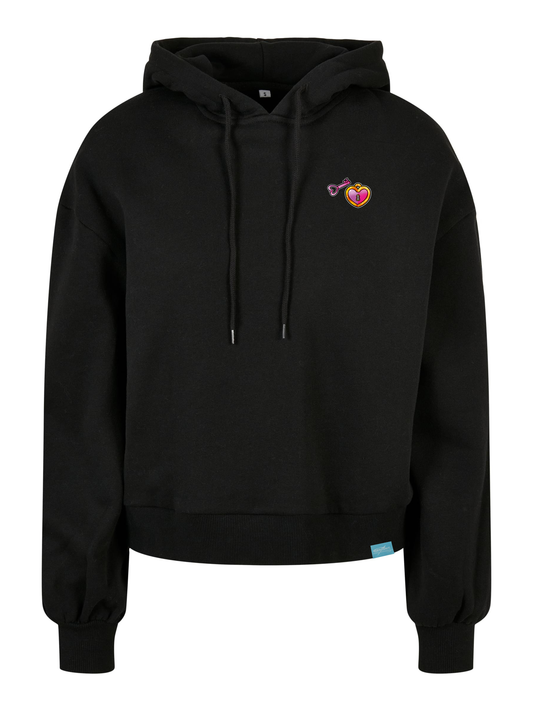 Magical Girl Wings Ladies Organic Oversized Hoody