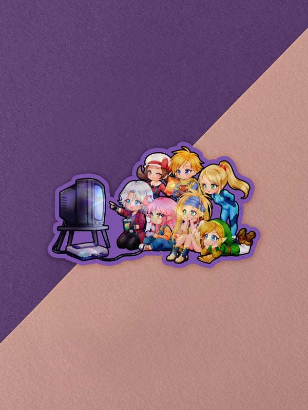 Nerdshit Nostalgic Party XXL Sticker