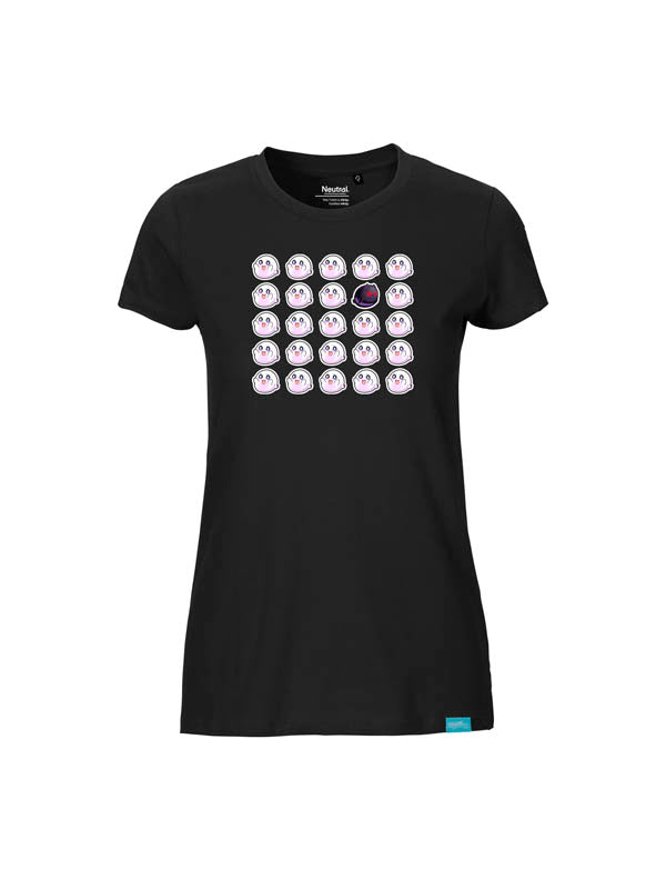 Halloween Haunted Ghost Squad Ladies Fit T-Shirt