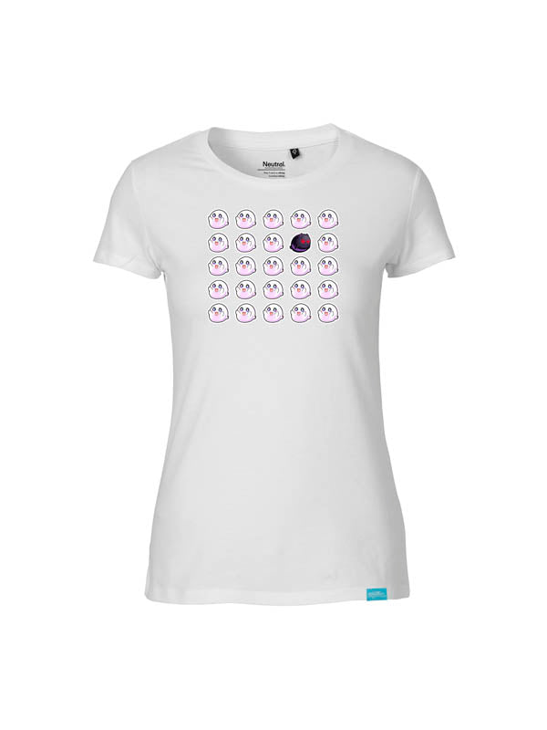 Halloween Haunted Ghost Squad Ladies Fit T-Shirt