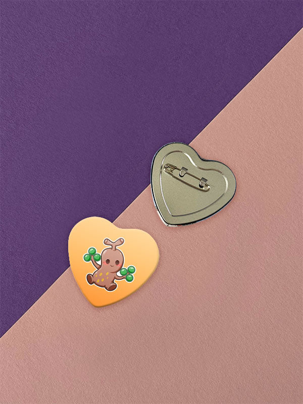 Kawaii Monster Herz Button verschiedene Designs
