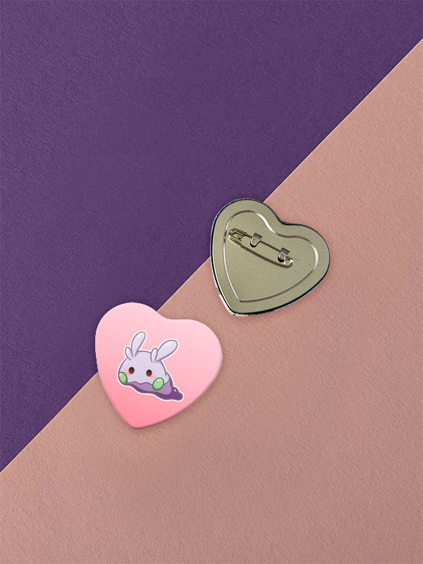 Kawaii Monster Herz Button verschiedene Designs