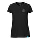Halloween Ouija Board Ladies Fit T-Shirt Front & Back