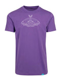 Halloween Ouija Board Round Neck T-Shirt Violett