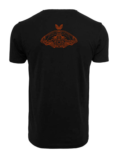 Halloween Ouija Board Round Neck T-Shirt Schwarz Front&Back