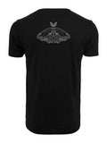 Halloween Ouija Board Round Neck T-Shirt Schwarz Front&Back
