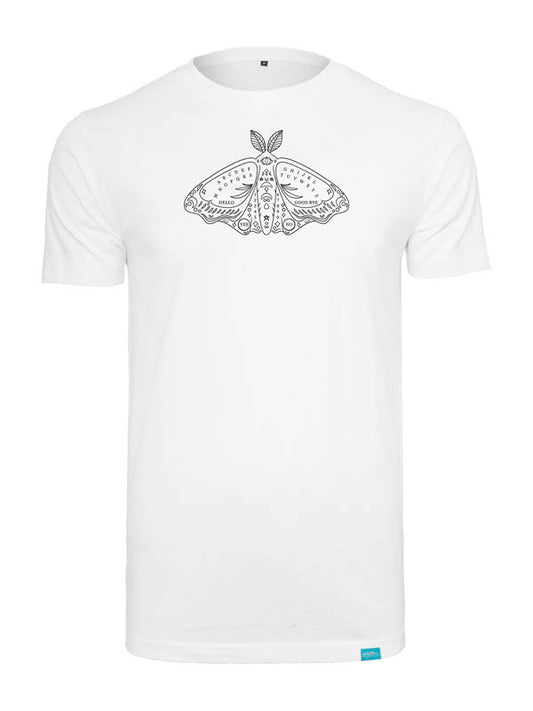 Halloween Ouija Board Round Neck T-Shirt Weiß