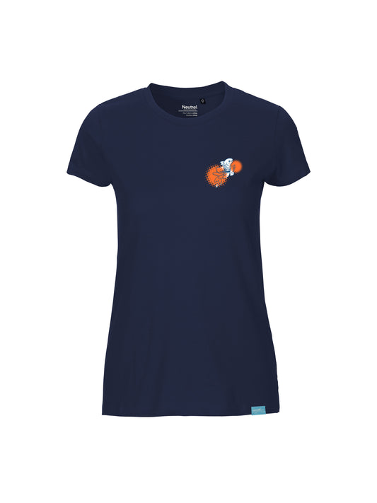 Floating Shrine Small Design Ladies Fit T-Shirt