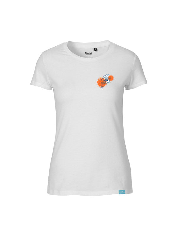 Floating Shrine Small Design Ladies Fit T-Shirt