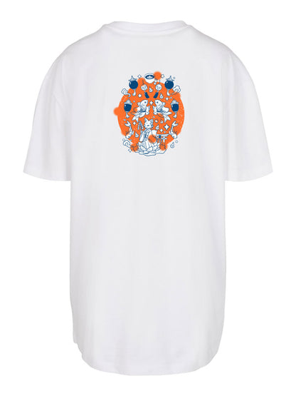 Floating Shrine Ladies’ Oversized Boyfriend Tee